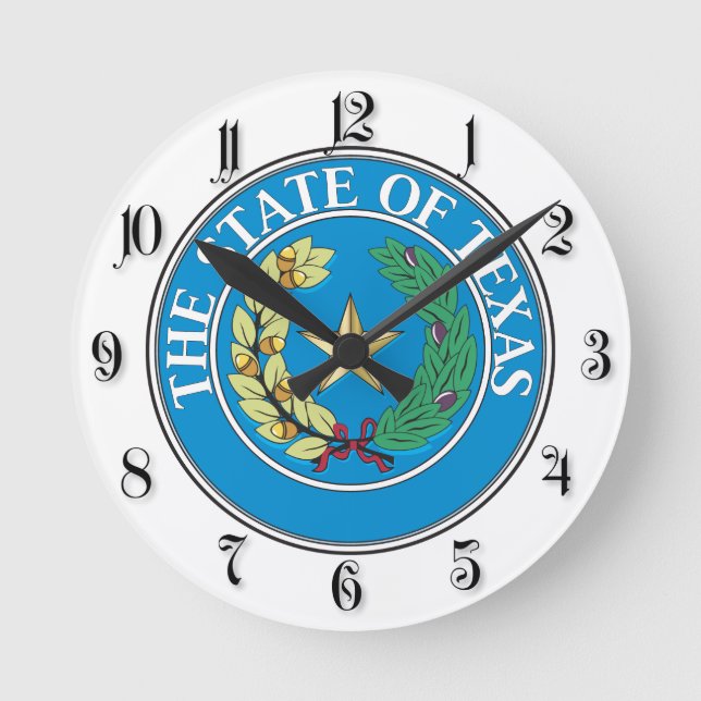 Horloge Ronde État du Texas (Recto)