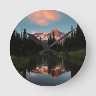 Horloge Ronde États-Unis, État de Washington. Mt Rainier