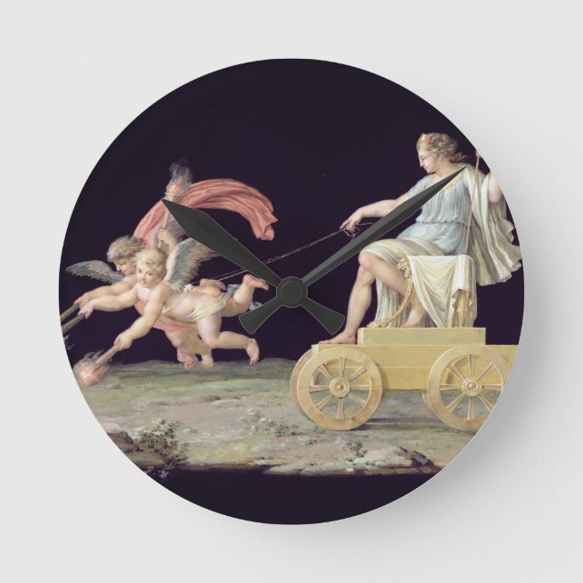 Horloge Ronde Éternité (huile sur le panneau) (Recto)