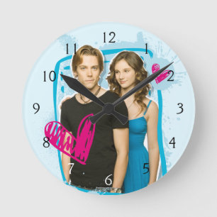 Horloge Ronde Ethan et Tara