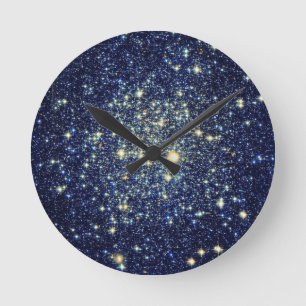 Horloge Ronde Étoiles