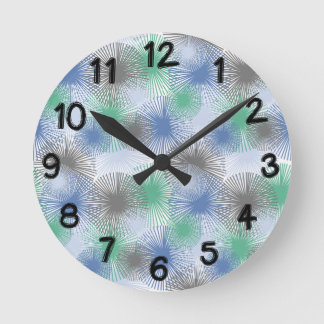 Horloge Ronde Étoiles glauques