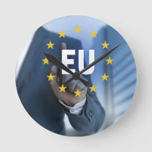 Horloge Ronde EU tactile concept