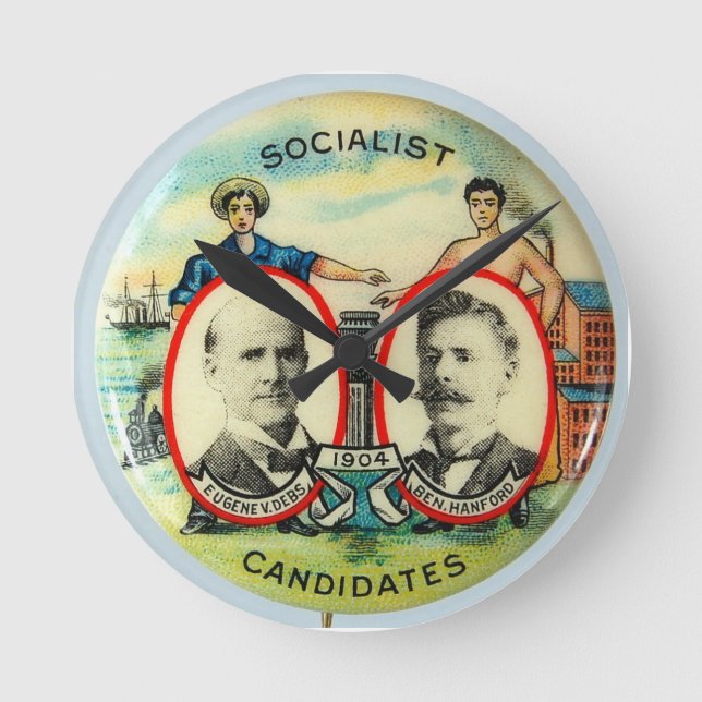 Horloge Ronde Eugene debs clock (Recto)