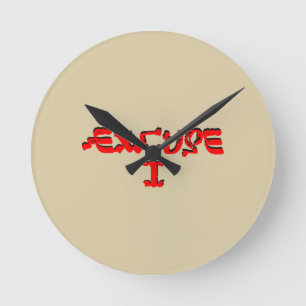 Horloge Ronde Excuse I