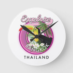 Horloge Ronde explorer Bangkok indonesia logo voyage