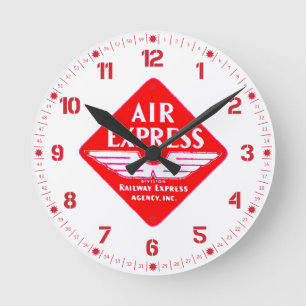 Horloge Ronde Express aérien par Ferroviaire Express Agence Horl