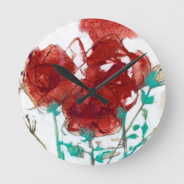 Horloge Ronde Expression I de fleur (Recto)