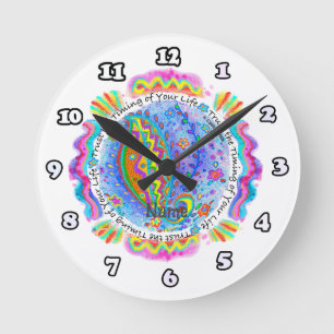 Horloge Ronde Faire Confiance à l'Horloge du Timing