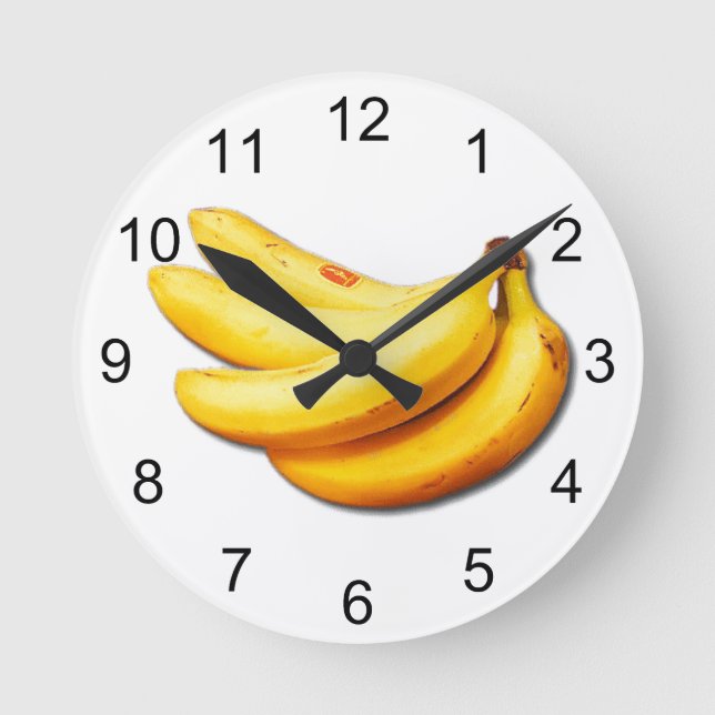 Horloge Ronde Faire des bananes (Recto)