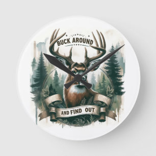 Horloge Ronde Fais le malin et tu verras, Saison de chasse au ce