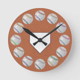 Horloge Ronde Fan-tastic_home plaque_cercle de balles