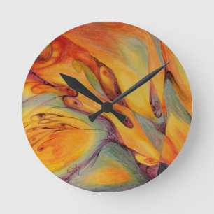 Horloge Ronde Fantaisie
