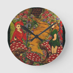 HORLOGE RONDE FÉE