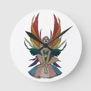 Horloge Ronde Fée transgenre