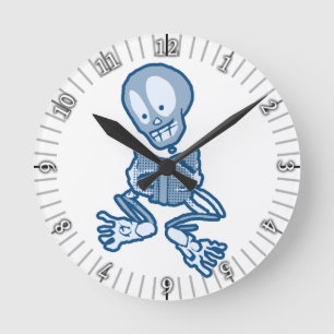 Horloge Ronde Félicité Theona Skeleton avec livre