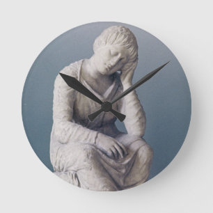 Horloge Ronde Femme en deuil, Attique, Grèce, c.330 av. J.-C (pi