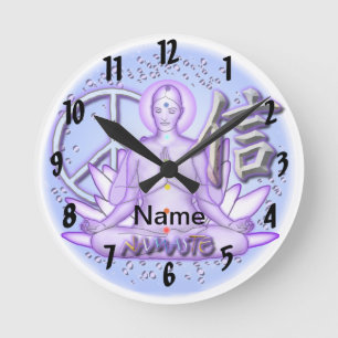 Horloge Ronde Fiducie de Yoga