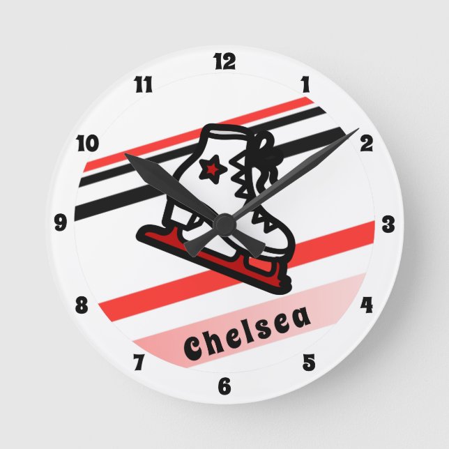 Horloge Ronde Figure de Trendy (Recto)