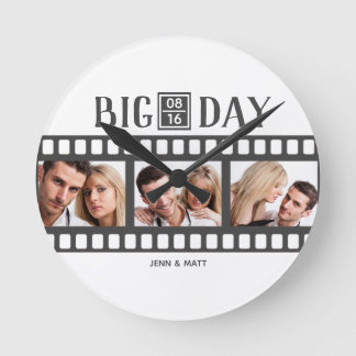 Horloge Ronde Film mariage Ajouter 3 photos