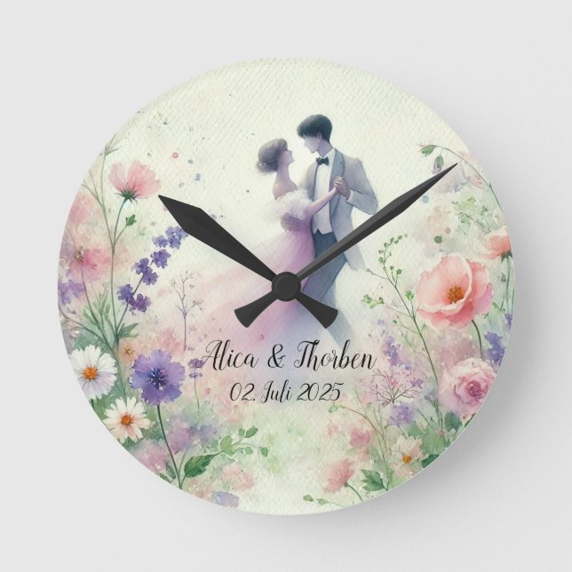 Horloge Ronde Film romantique (Recto)