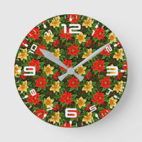 Fleurs Poinsettia de Noël Motif-86755