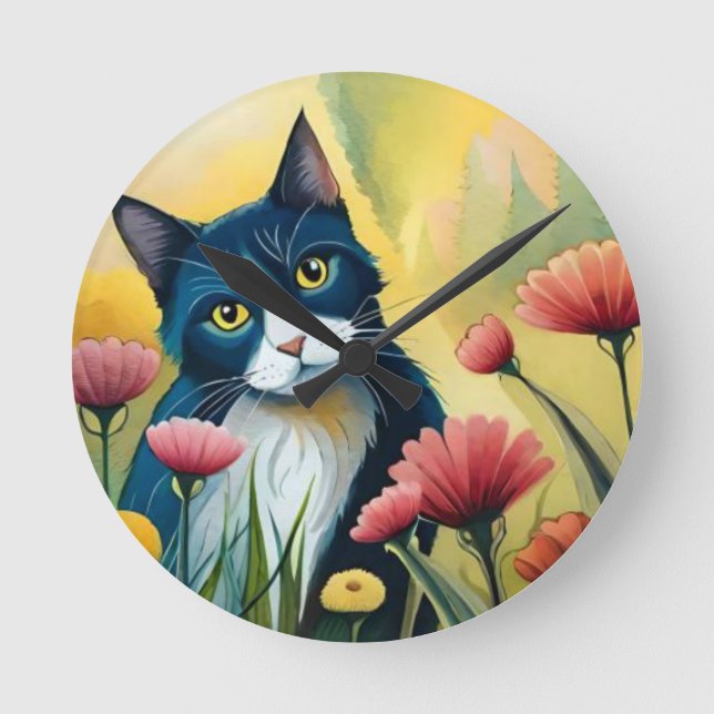 Horloge Ronde FLoral (Recto)