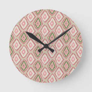 Horloge Ronde folk, ikat motif