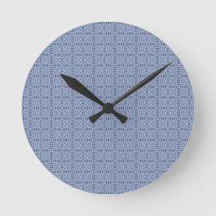 Horloge Ronde formes circulaires motif transparent