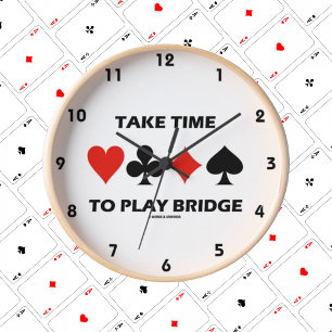 Horloge Ronde Four-Card