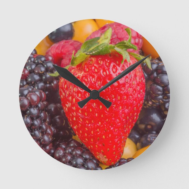 Horloge Ronde Fraise (Recto)
