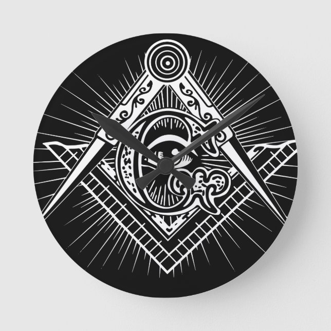 Horloge Ronde Freemasonry-Masonic-Masonry (Recto)