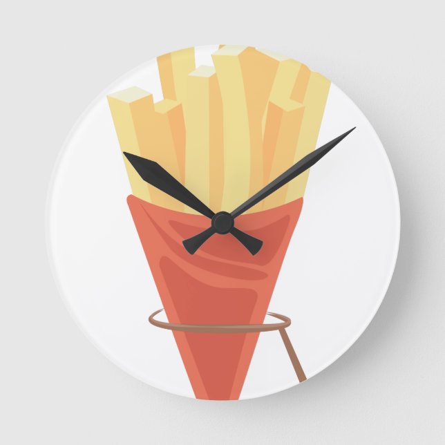 Horloge Ronde Fries françaises (Recto)
