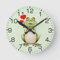 Frog Love Drawing Green