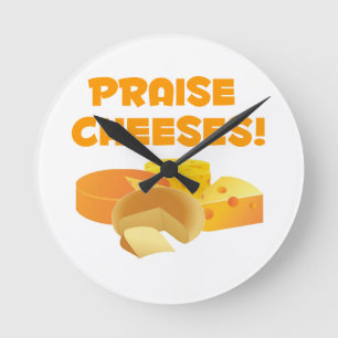 Horloge Ronde Fromages d'éloge !