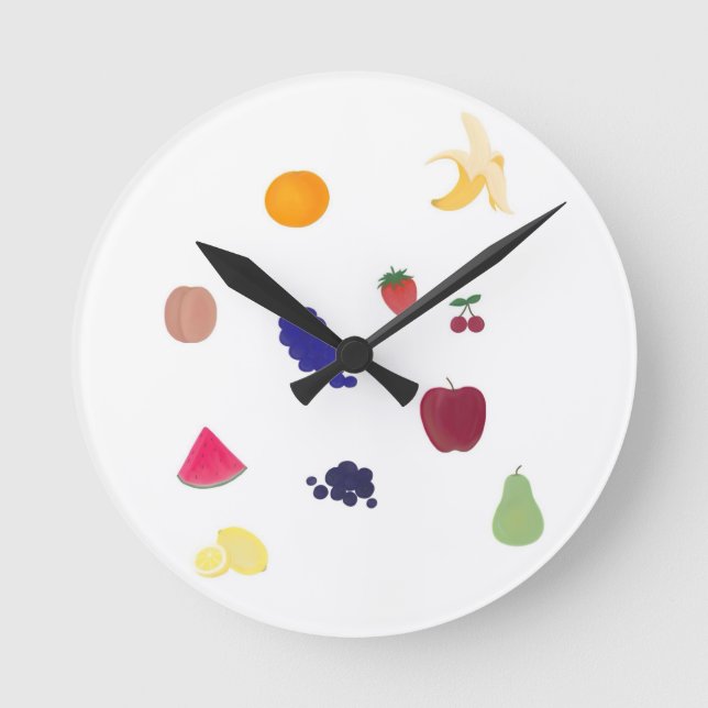 Horloge Ronde Fruit, Fruit, Fruit! (Recto)