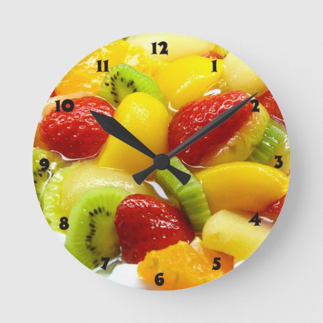 Horloge Ronde Fruits (Recto)
