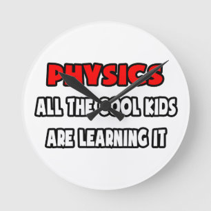 Horloge Ronde Funny Physics