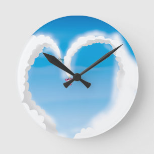 Horloge Ronde Fusées !