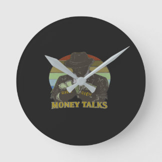 Horloge Ronde Gangster counting cash