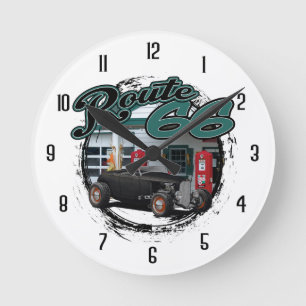 Horloge Ronde Garage de l'itinéraire 66