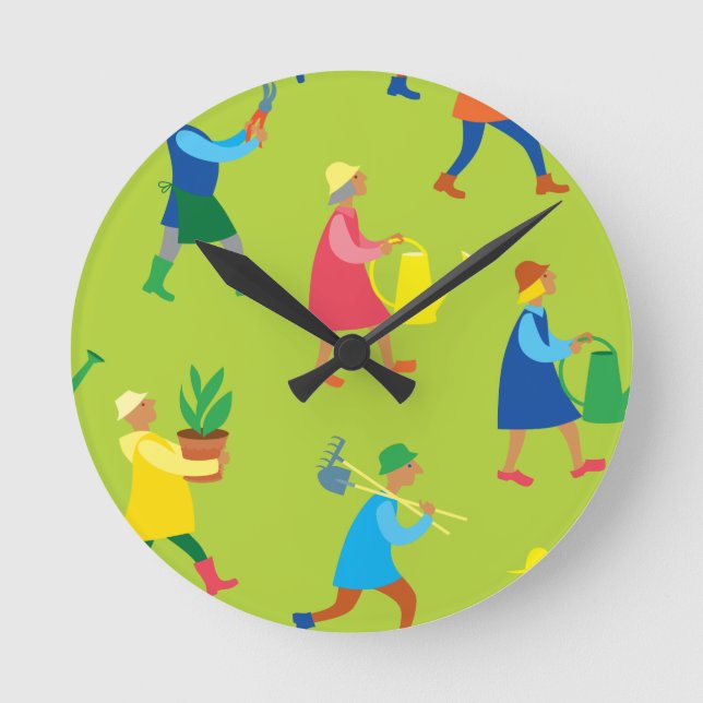 Horloge Ronde Gardeners (Recto)