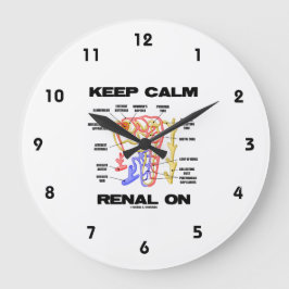 Horloge Ronde Gardez Le Renal Calme (Néphron Du Rein)