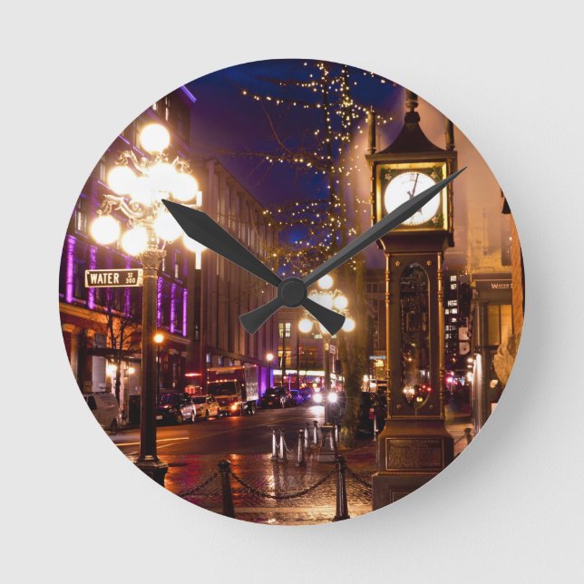 Horloge Ronde Gastown Steamclock (Recto)