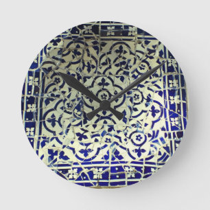 Horloge Ronde Gaudi's Park Guell Mosaic Tiles Barcelona