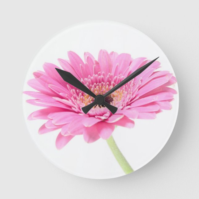 Horloge Ronde Gerbera wall clock (Recto)