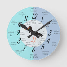 gille-brìghde Gaelic clock