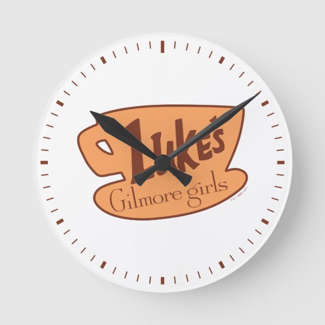 Horloge Ronde Gilmore Girls| Logo de Luke's Diner (Recto)