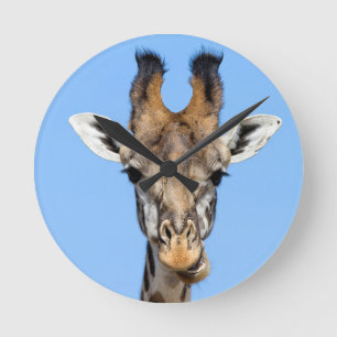 Horloge Ronde Giraffe
