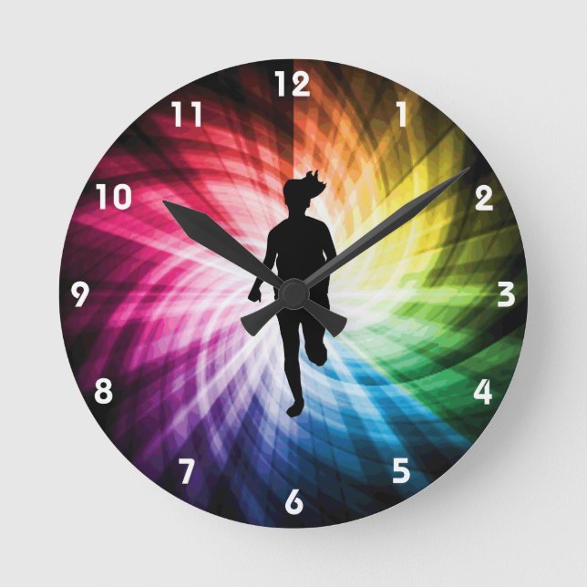 Horloge Ronde Girl Marathon Runner (Recto)